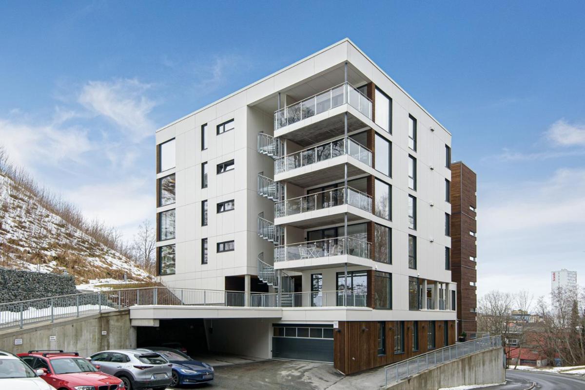 Modern, Great View, Lerkendal Apartment Trondheim Exterior photo